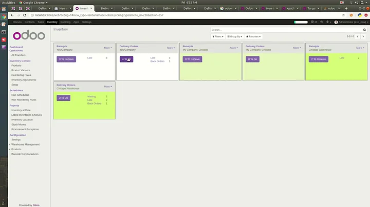 ODOO Delivery Slip with product template review