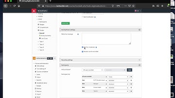 Virtual Classroom - Moderator feature