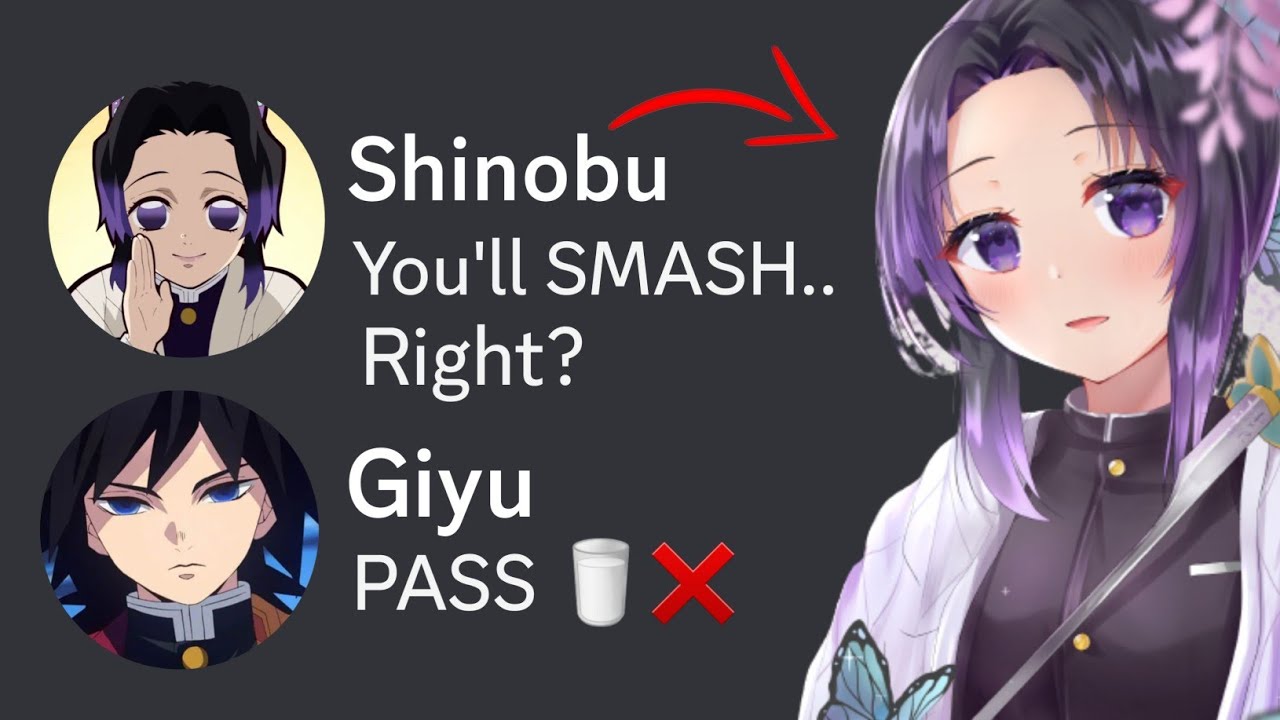 If the Hashiras played Rizz Games on Discord... (Compilation)