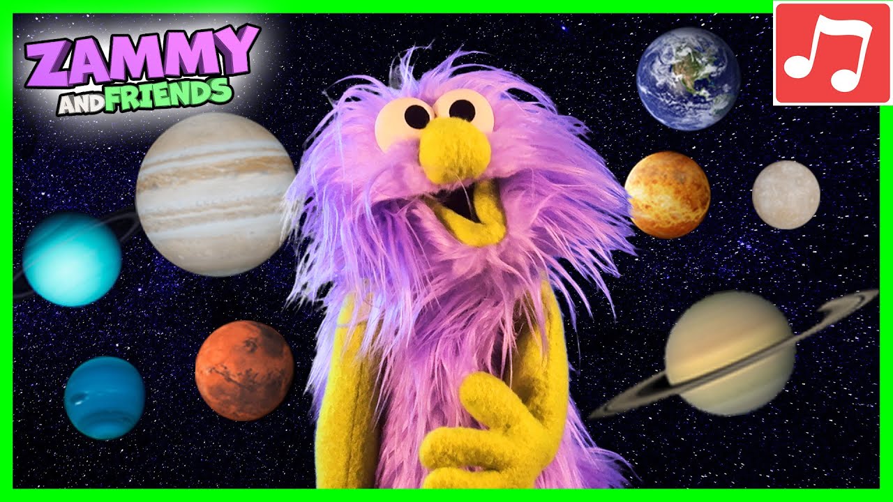 Planet Names Song for Kids | Zammy and Friends! | Fun Educational Video