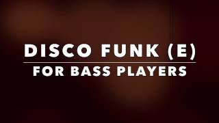 Video thumbnail of "Epic Funk BASS Backing Track (E)"