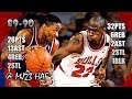 Michael jordan vs isiah thomas rare highlights vs pistons 19900123  58pts total sick duel