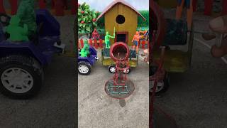 Incredible Mini Tractor Building Cement Pillars DIY Construction Machine |iran vs israel  #shorts