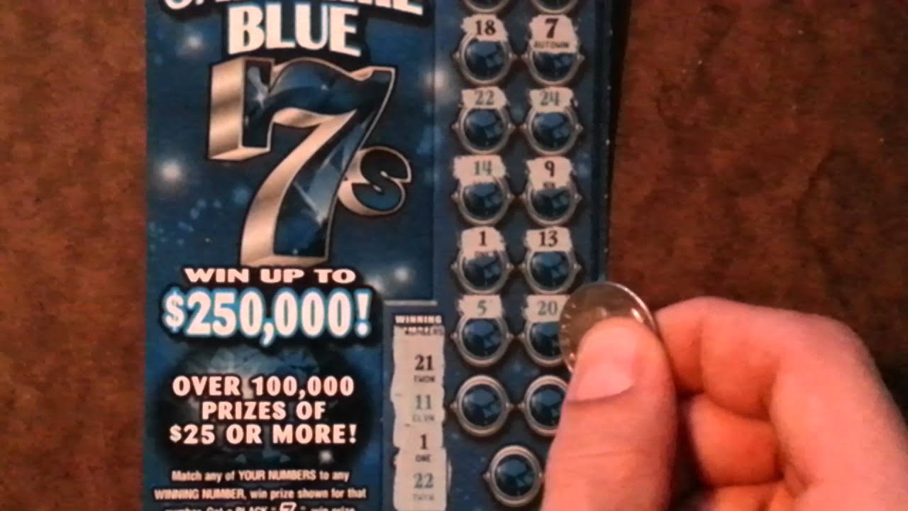 *WINNING* Sapphire Blue 7's Scratch off! - YouTube