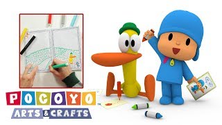 Pocoyo Arts & Crafts Buch Für Junge Schriftsteller Cartoons Für Kinder