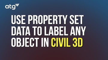 Use Property Set Data to Label Any Object in Civil 3D