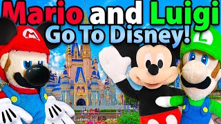 Crazy Mario Bros: Mario and Luigi Go To Disney!