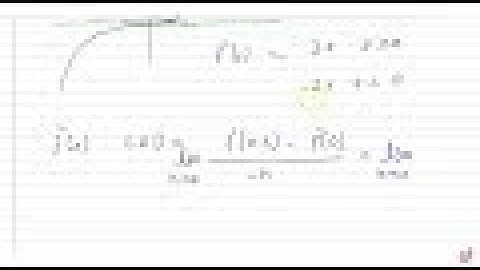 The set of points where ,`f(x) = x|x|` is twice differentiable is