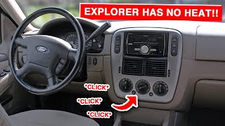 No Heat & Clicking Noise Fix | 20022010 Ford Explorer