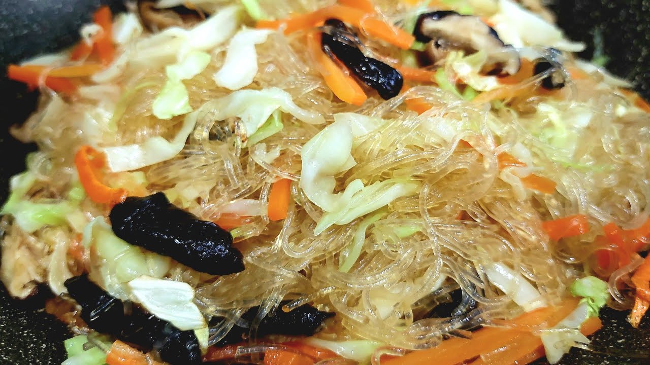 ผัดวุ้นเส้นเจ ทำง่าย อร่อยเหนียวนุ่ม l อร่อยพุง