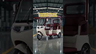 A passenger electric rickshaw designed for controlled routes and dense transport environments.
