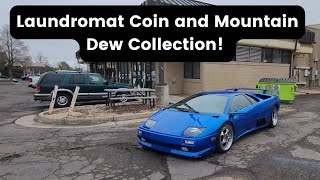 Coin and Mountain Dew Collecting at the Laundromat!