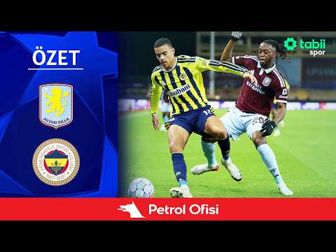Şampiyonlar Ligi 2. Hafta | Aston Villa - Fenerbahçe (Özet)