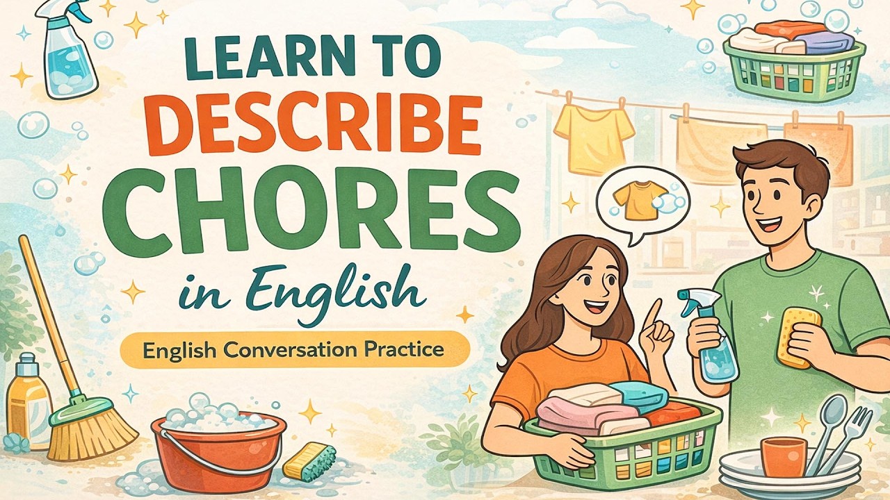 Learn to Describe Chores in English | Everyday Phrases for Beginners | English Podcast