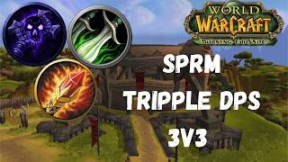 SPRM - Rank 1 Tripple DPS 3v3 TBC Classic Anniversary Arena in Season 3