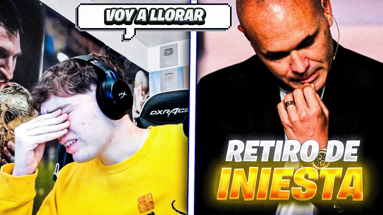 DAVOO XENEIZE REACCIONA al RETIRO DE INIESTA