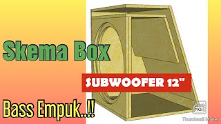 Cara membuat box speaker subwoofer 12' bass glerr