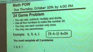 Math POW #4