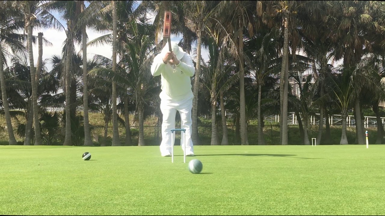 Croquet Wicket Shooting From A Still Position YouTube