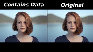 How to hide a text file in an image