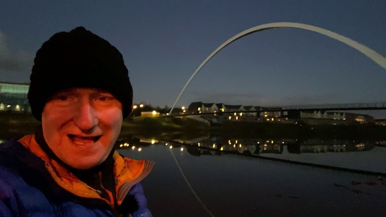 Landscape Photography an illuminated Bridge - Stockton-On-Tees