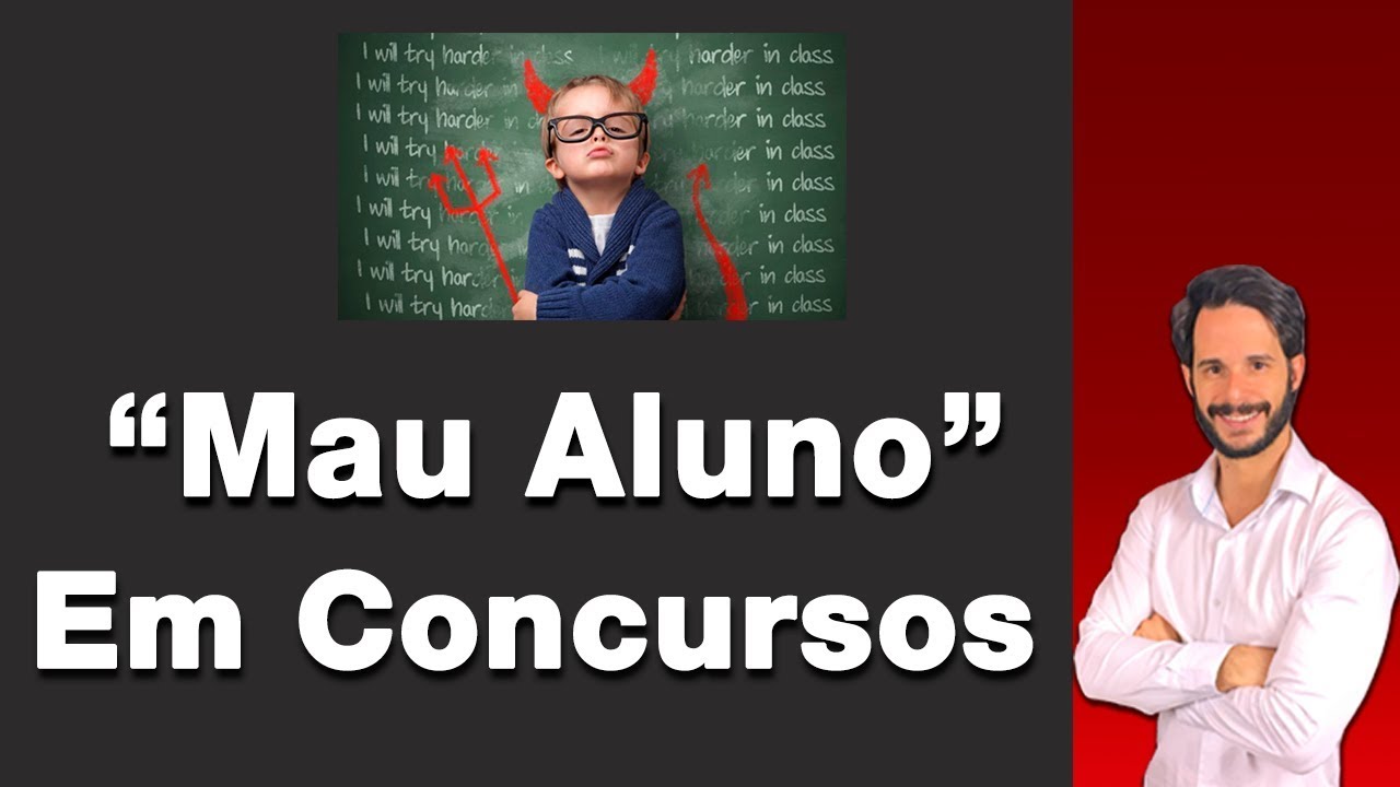 Como um “mau aluno” pode passar em um Concurso Público? - YouTube
