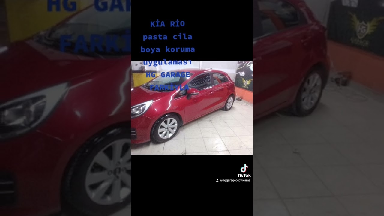 KİA RİO PASTA CİLA BOYA KORUMA UYGULAMASİ YouTube