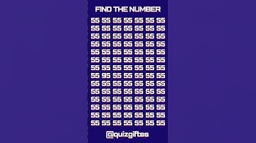 Only Geniuses Can Find the Number in 5 Seconds! #Shorts