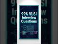 🔥 99% Asked VLSI Interview Questions ⚡ | VLSI Shorts in Telugu #vlsi