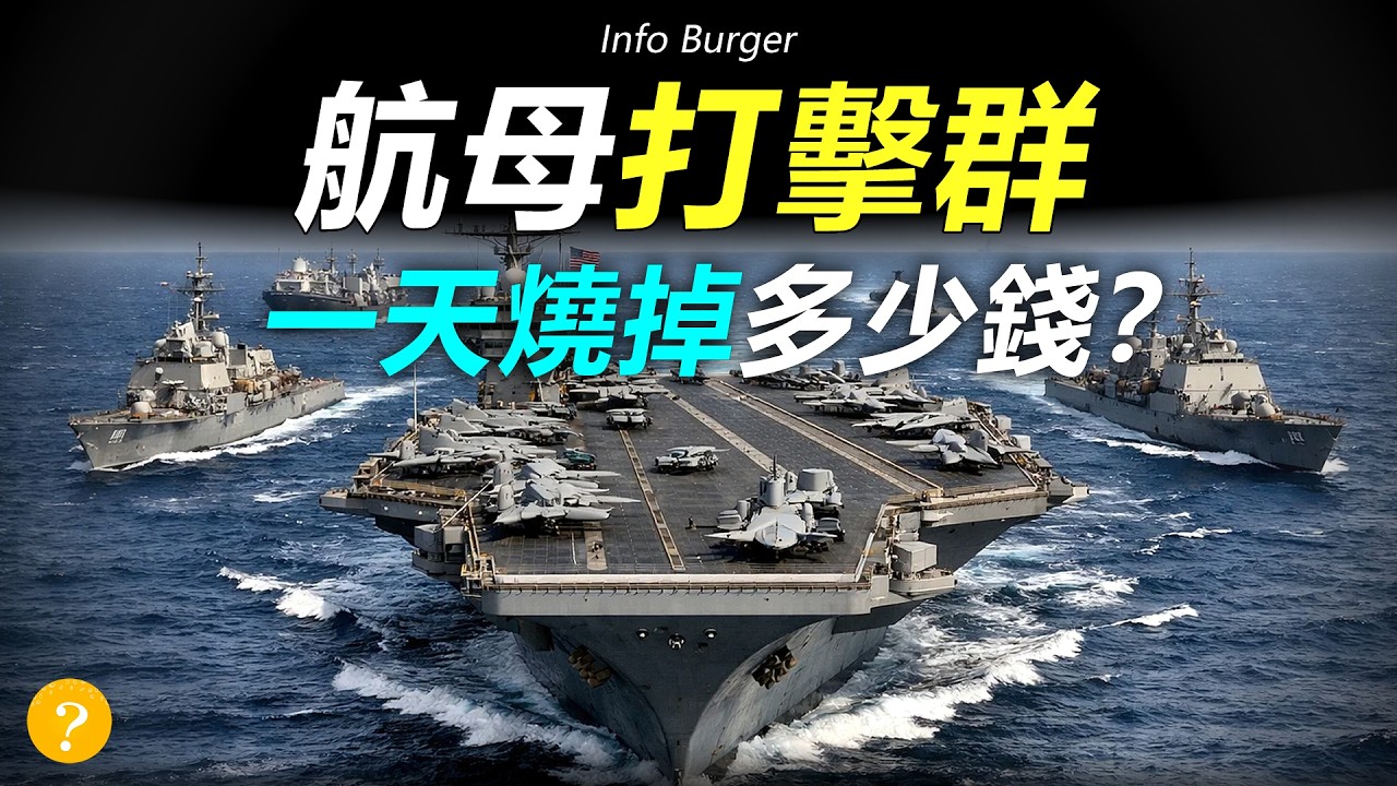 航母打擊群一天要花費多少錢？答案可能超過一個國家的軍費! 海權真正的價格——每天燒1700萬美元！