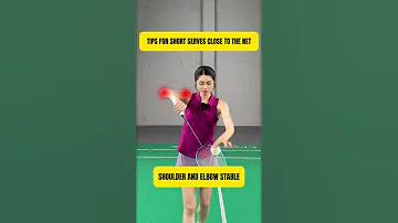 TIPS FOR SHORT SERVES CLOSE TO THE NET Badminton Badmintonlovers Shorts 