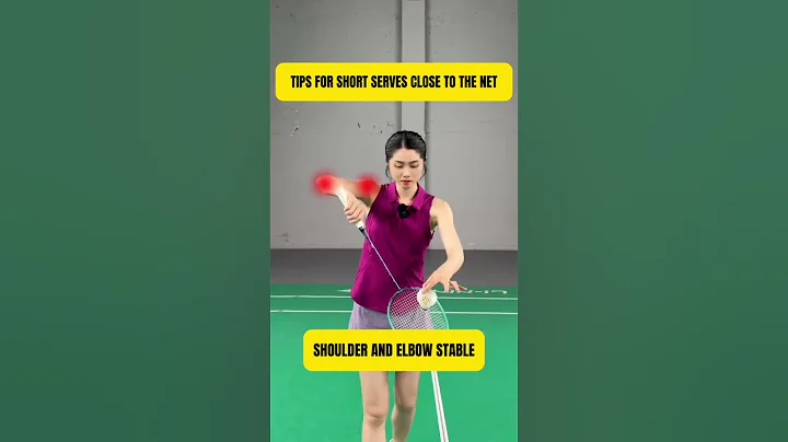 TIPS FOR SHORT SERVES CLOSE TO THE NET #badminton #badmintonlovers #shorts