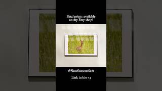 'Curious Deer' 🦌  #shorts #etsy #25percentoff #artprints