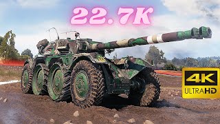 Panhard EBR 105 22.7K Spot Damage & EBR 105 20K & EBR 105 World of Tanks Replays ,WOT tank games