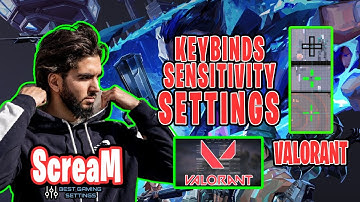 Liquid ScreaM Valorant Settings Sensitivity Keybinds Crosshair and Setup 2021
