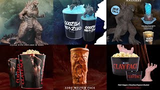New Clayface Godzilla Minus Zero popcorn buckets merchandise reveals Regal & Cinemark