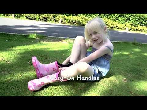 GIRL RAIN BOOTS RUBBER UNICORN KIDS SHOES - KKOMFORME