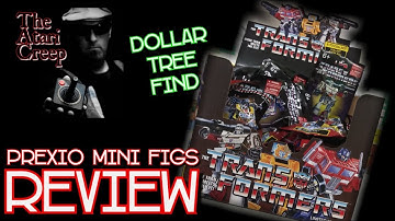 Prexio Transformers Mini Figs Dollar Tree Find | The Atari Creeps Play Things
