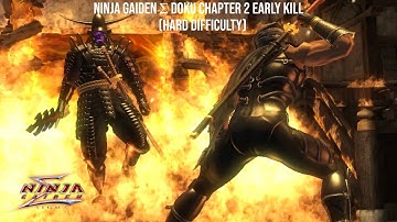 Ninja Gaiden Σ Doku Chapter 2 Early Kill Hard Mode (No Heals)
