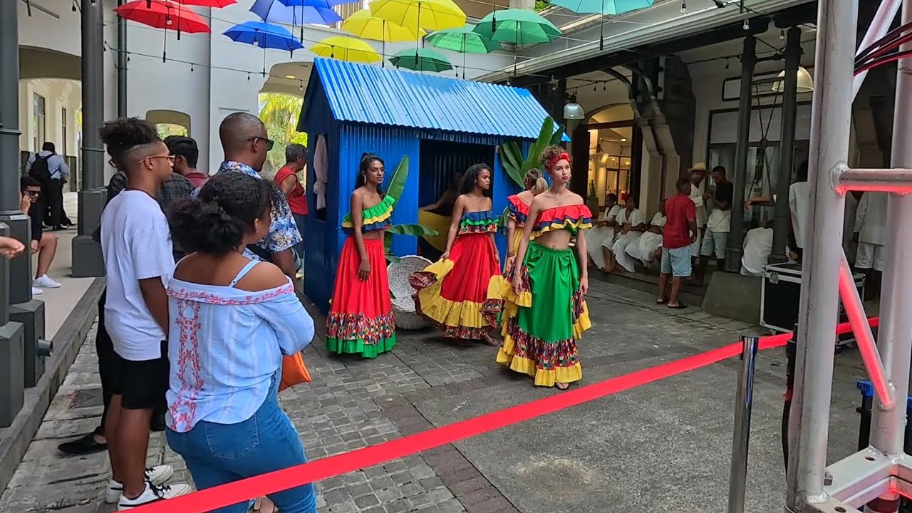 Republic day celebration in Mauritius Le Caudan Waterfront _Sega dance