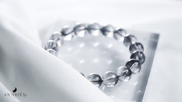 Thạch anh tóc đen cao cấp || Black rutilated quartz || Phong Thủy An Nhiên