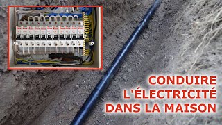 Comment faire un câble électrique dans une nouvelle maison dans le pays?