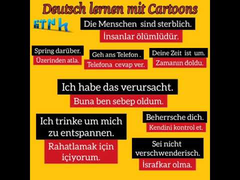 deutsch lernen/almanca öğrenmek/learn german