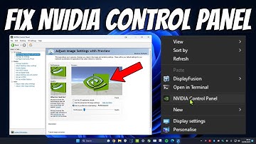 How To Fix NVIDIA Control Panel is Not Showing or Found in Windows 11