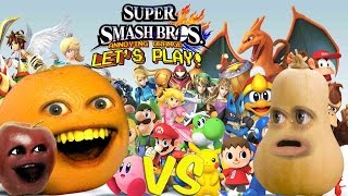 Super Smash Bros - Annoying Orange vs Squash!