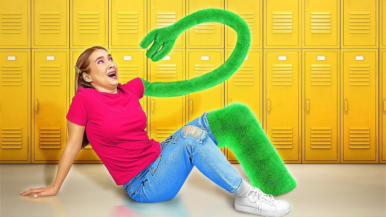 生きたレインボーフレンズ|| 実物大のグリーン！123 GO！の仮装チュートリアル＆DIYクラフト