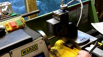 WARCO LATHE Shop made quick change tool post part 5