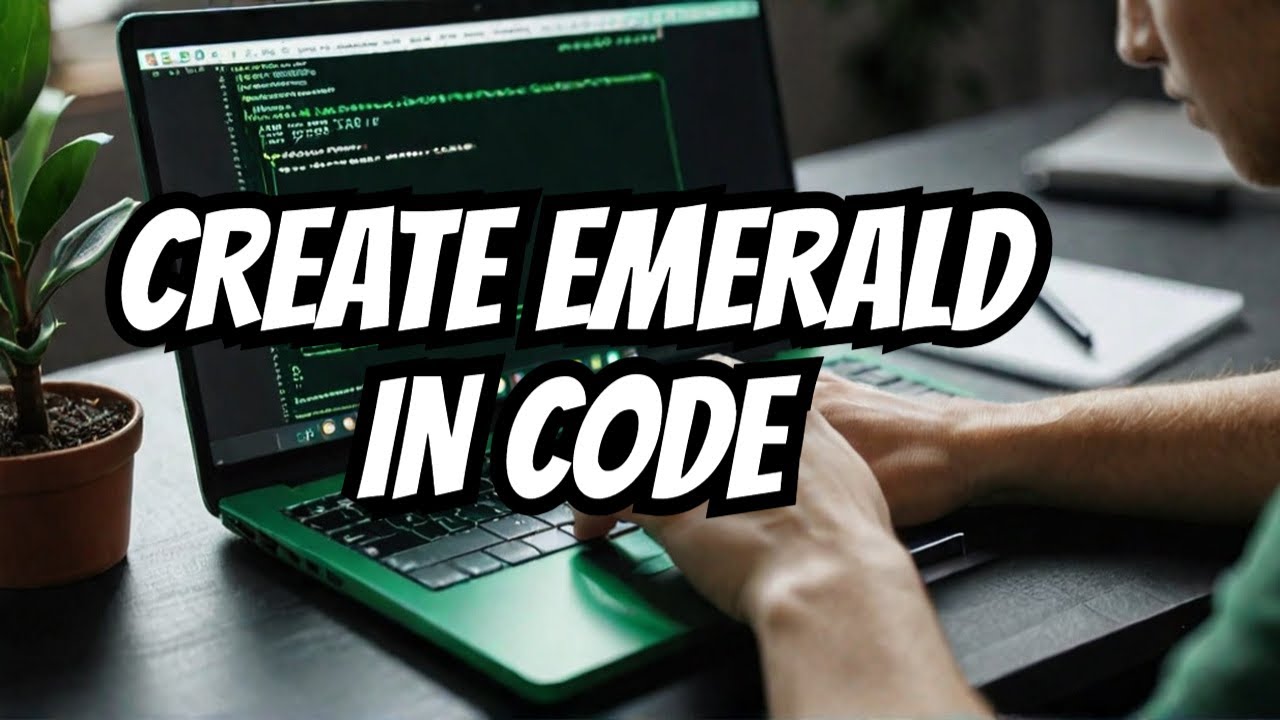This video is about drawing emerald but with Programming language ...