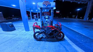 Tidak bisa tidur, ayo berkendara malam bersamaku.. (Honda CBR600RR)