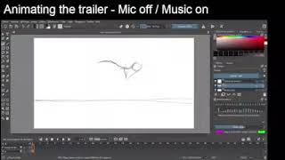 Animation du trailer - Premier stream (test) - [Mic off-Music off]